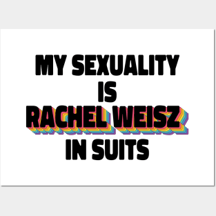 My Sexuality Is Rachel Weisz In Suits Posters and Art